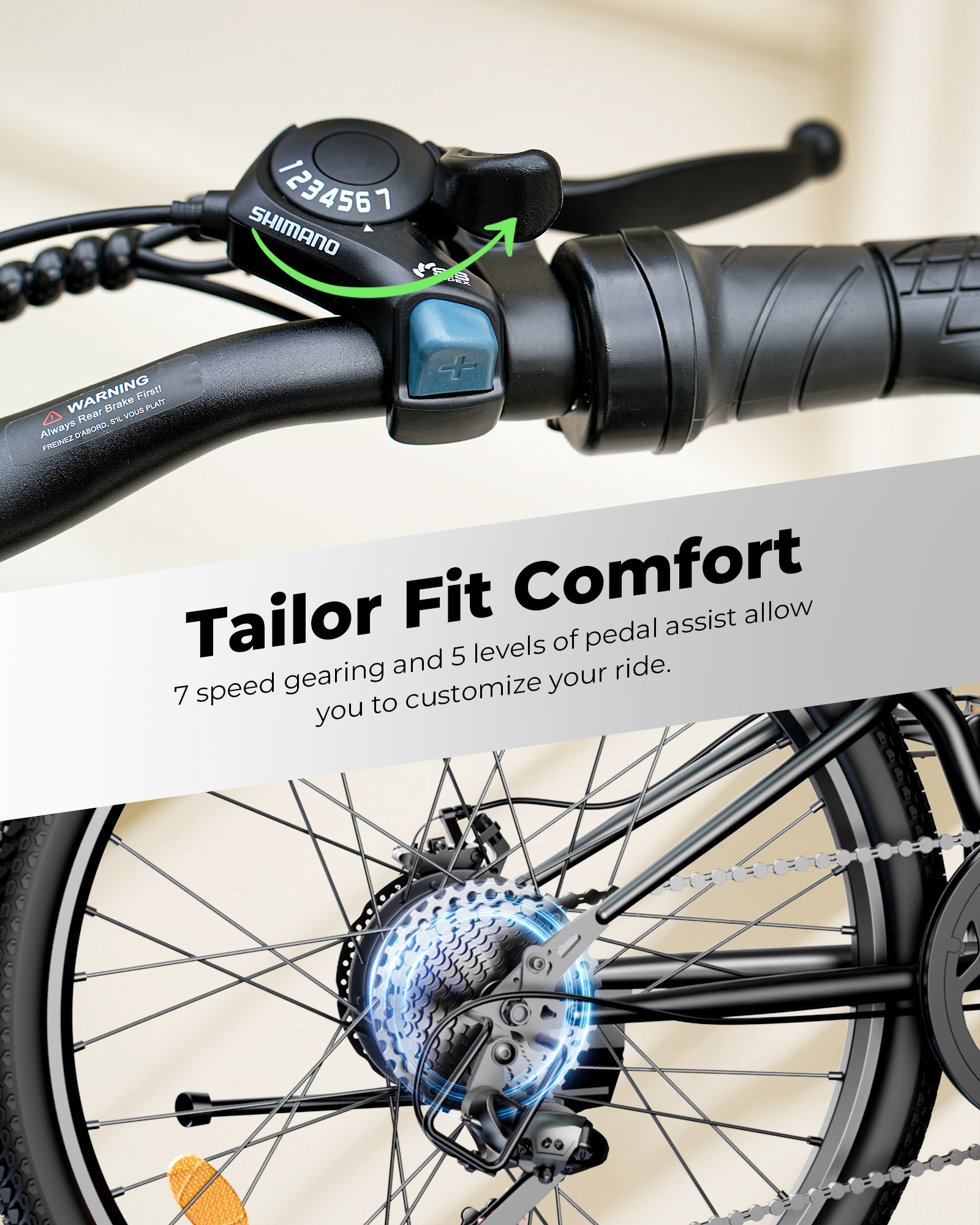 M40 Folding 500W Electric Bike for Adults with Basket