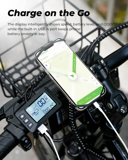M40 Folding 500W Electric Bike for Adults with Basket