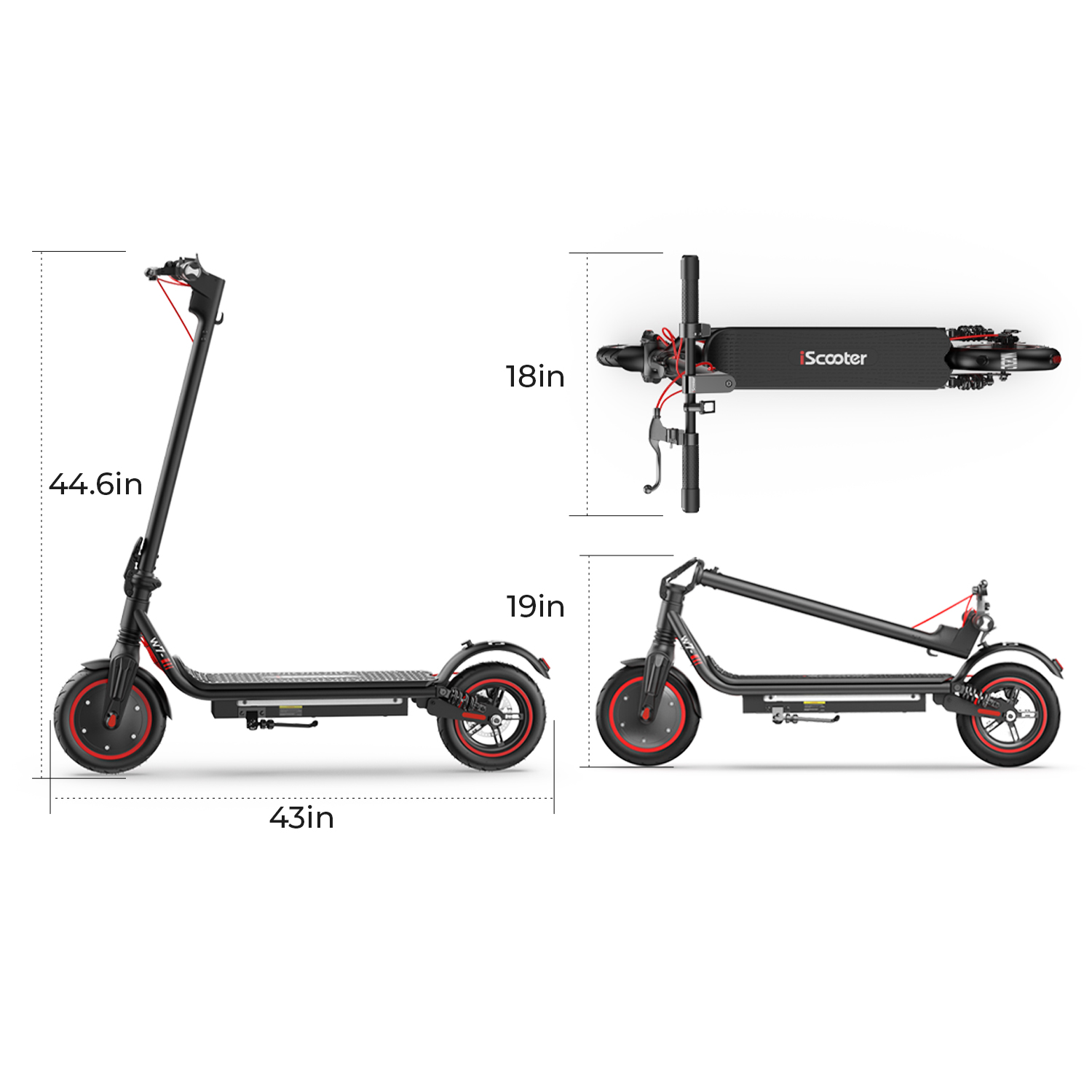 W7 350W Electric Scooter