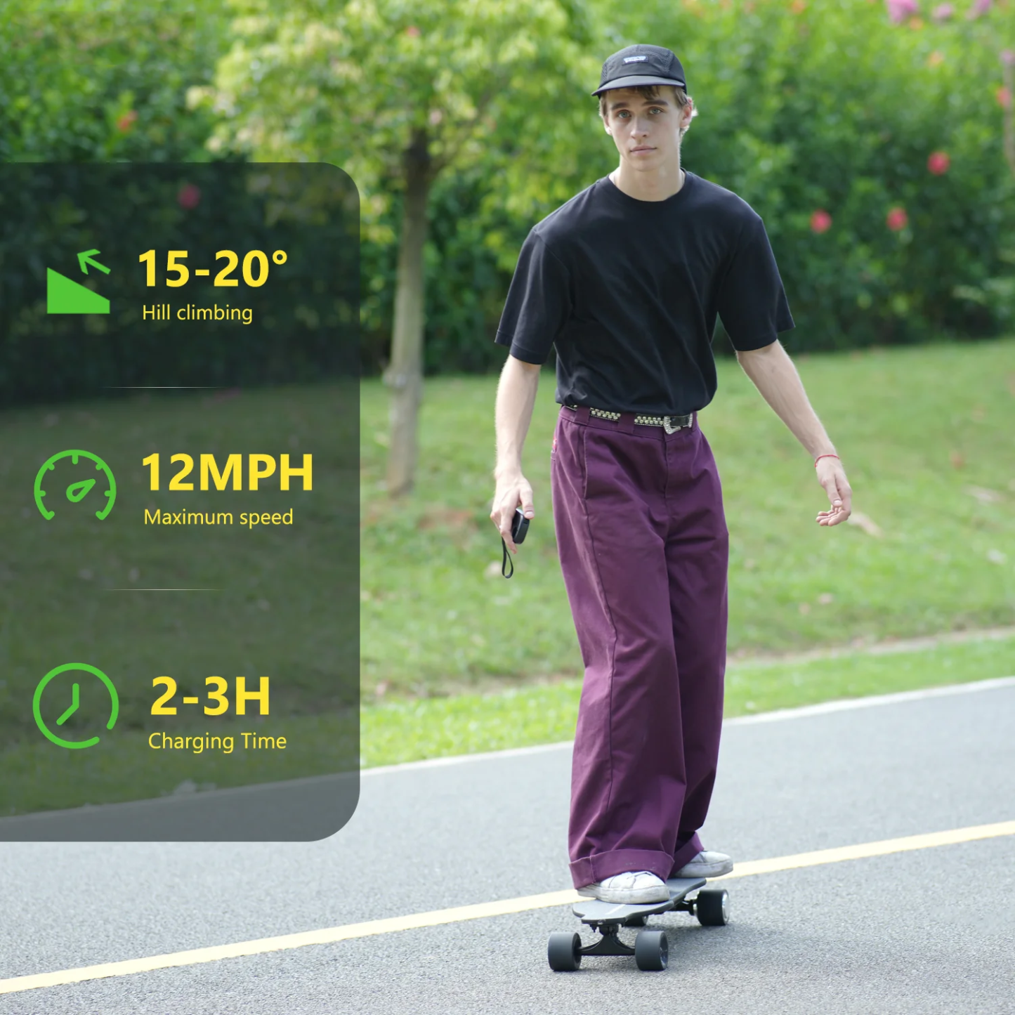 V6 Electric Skateboard with Remote Control