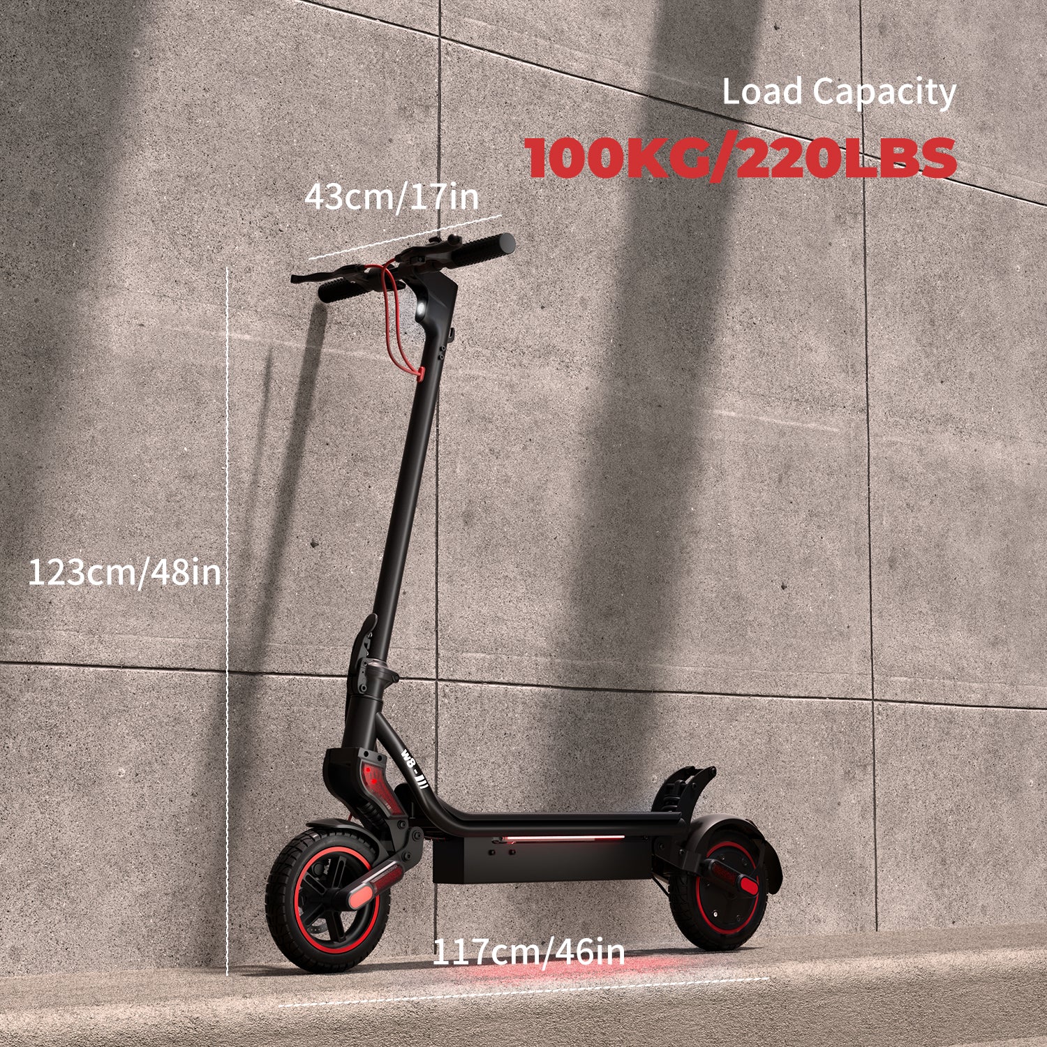 W8 500W Off-Road Tires Electric Scooter