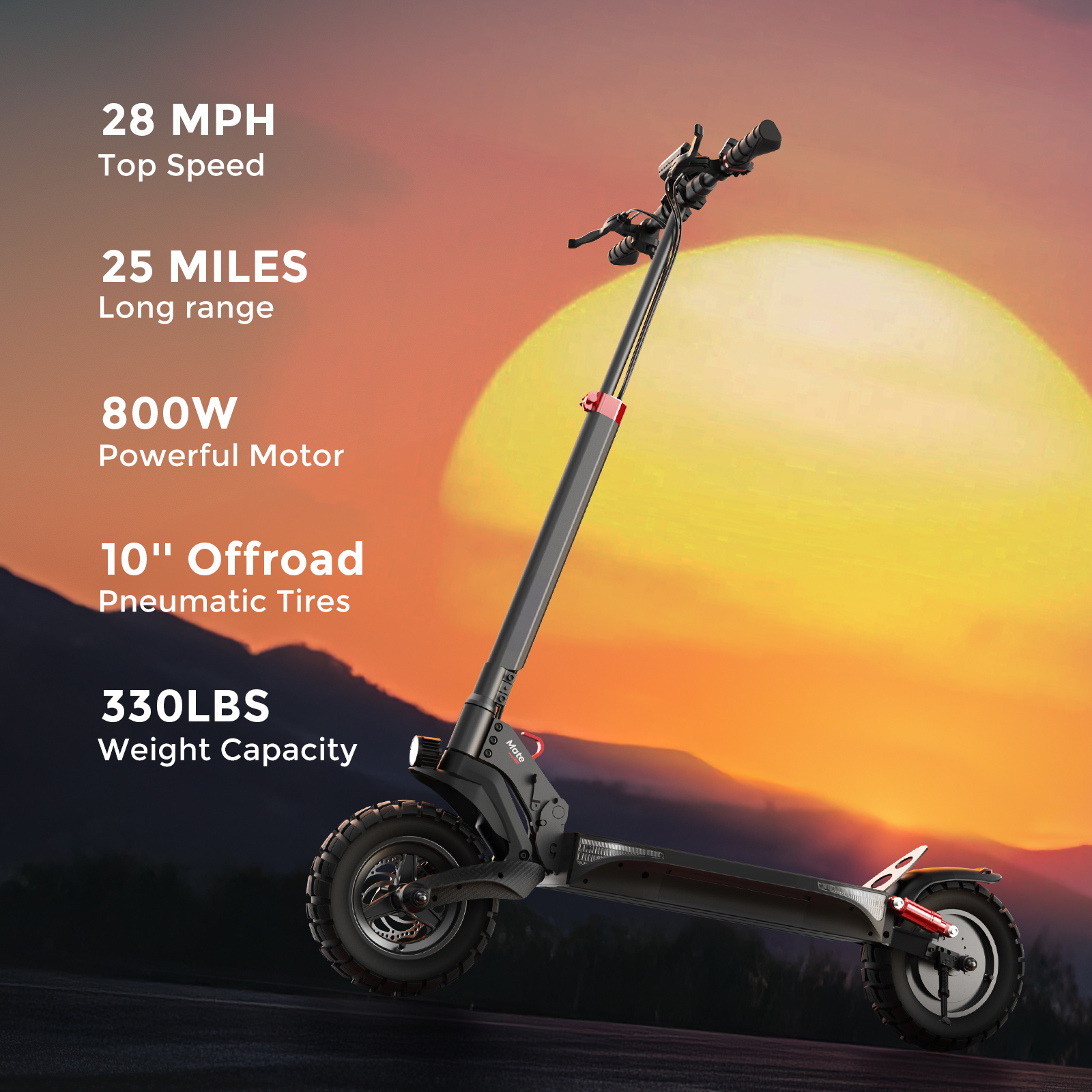 800W off road electric scooter