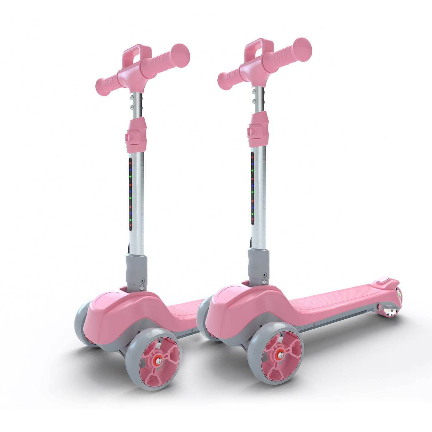 iScooter iK2 3-Wheel Electric Scooter Adjustable Height for Kids Ages 3-8 Unique Gift