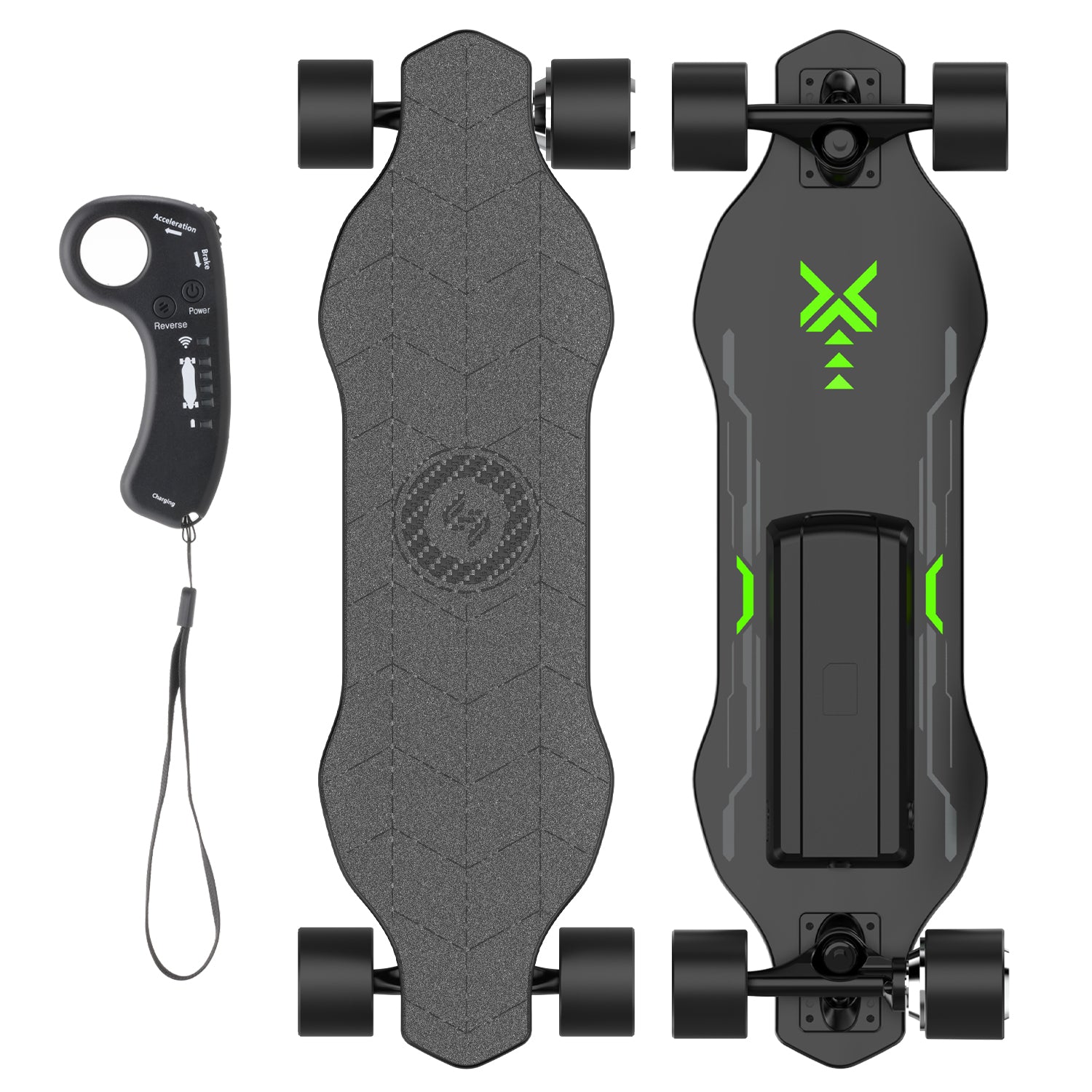 isinwheel V6 Electric Skateboard with Remote Control-iHoverboard