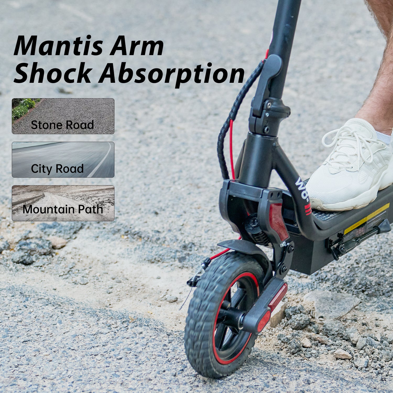 W8 500W Off-Road Tires Electric Scooter