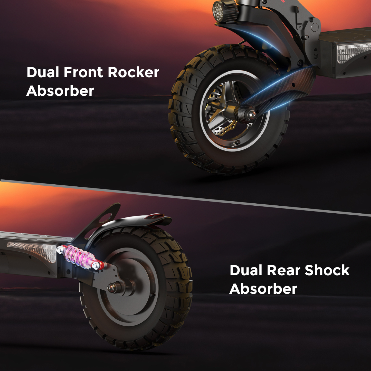 800W off road electric scooter