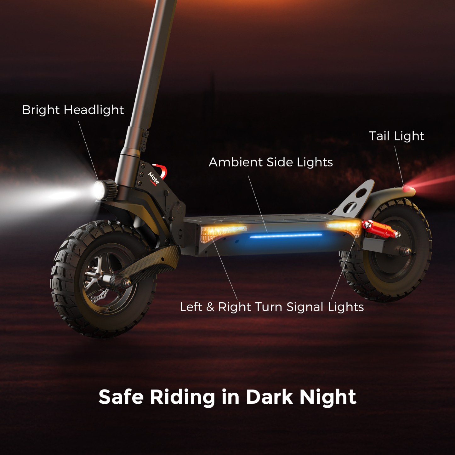 800W off road electric scooter