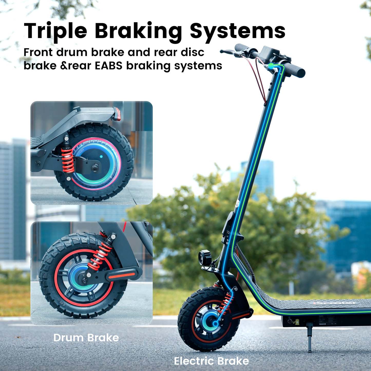 i10 Pro 800W Commuter Electric Scooter
