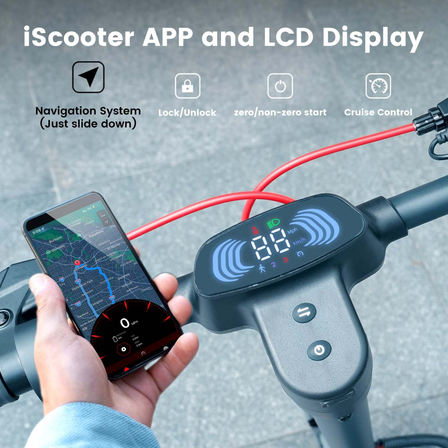 i10 Pro 800W Commuter Electric Scooter