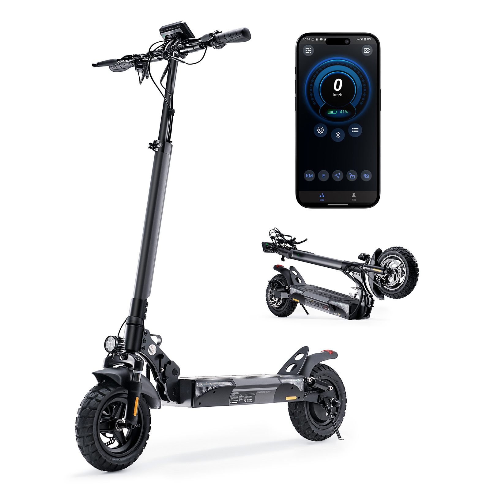 W9 Off-Road Electric Scooter Adults 1000W Motor