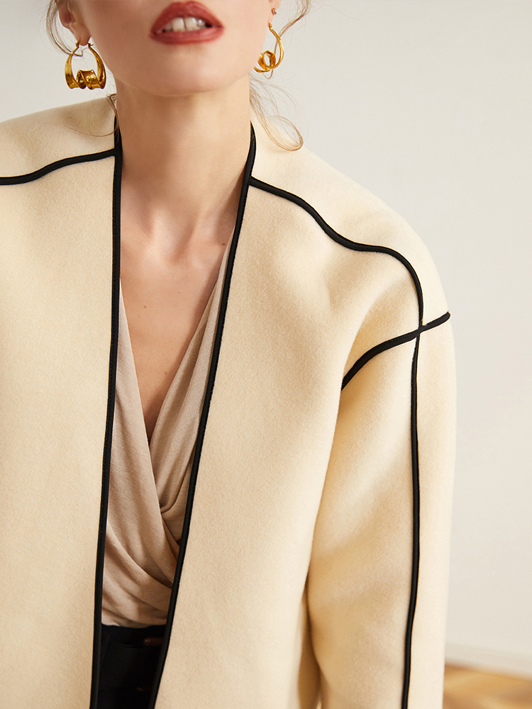 清新减龄鹅黄色外套 宽松百搭温柔风外搭