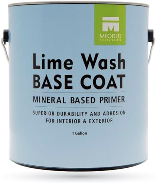 Meoded Paint & Plaster | Lime Wash Base Coat | Mineral Based Primer (Gallon)