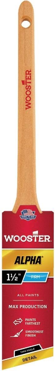 Wooster Alpha 2" - 3" Angle Sash Brush and Thin Angle Sash Brush