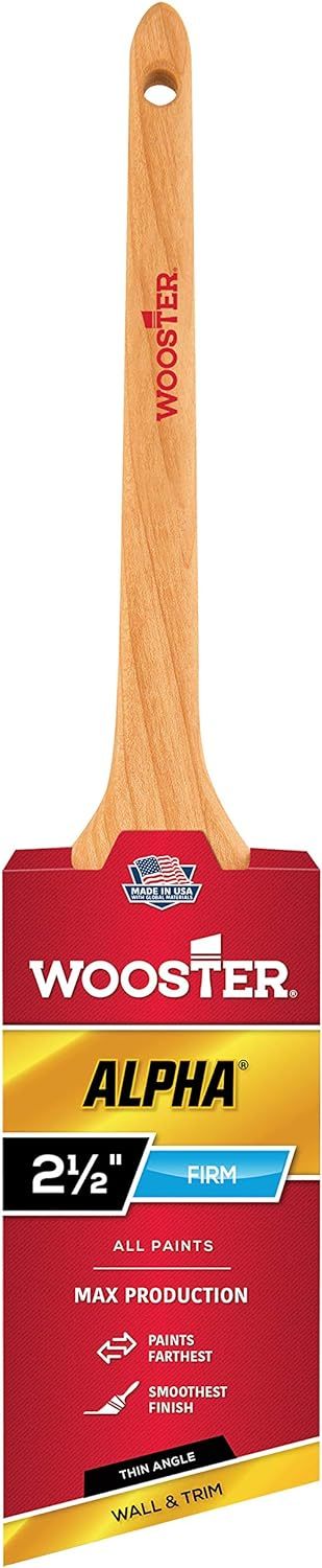 Wooster Alpha 2" - 3" Angle Sash Brush and Thin Angle Sash Brush