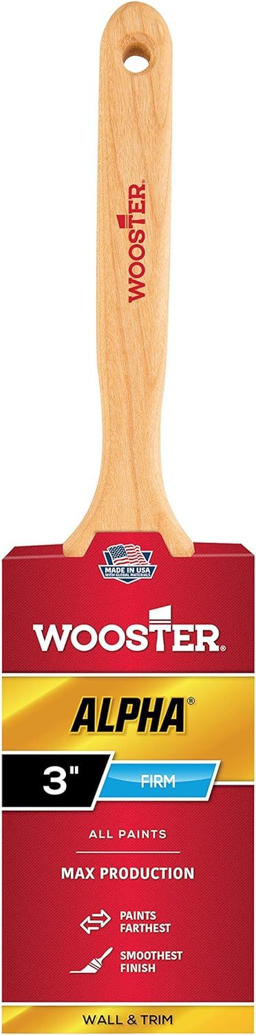 Wooster Alpha 2" - 3" Angle Sash Brush and Thin Angle Sash Brush