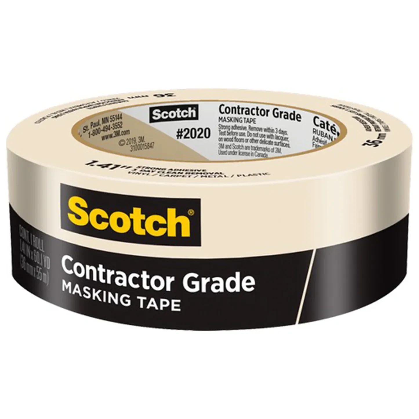 3M 2020 Production Masking Tape from 1" - 2" in Various Packs Qualities