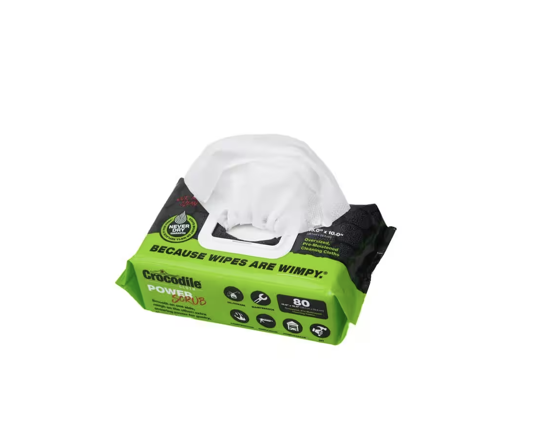 PowerSCRUB All-Purpose Cleaner Pre-Moistened Heavy-Duty Wet Cloths (80-Pack per)