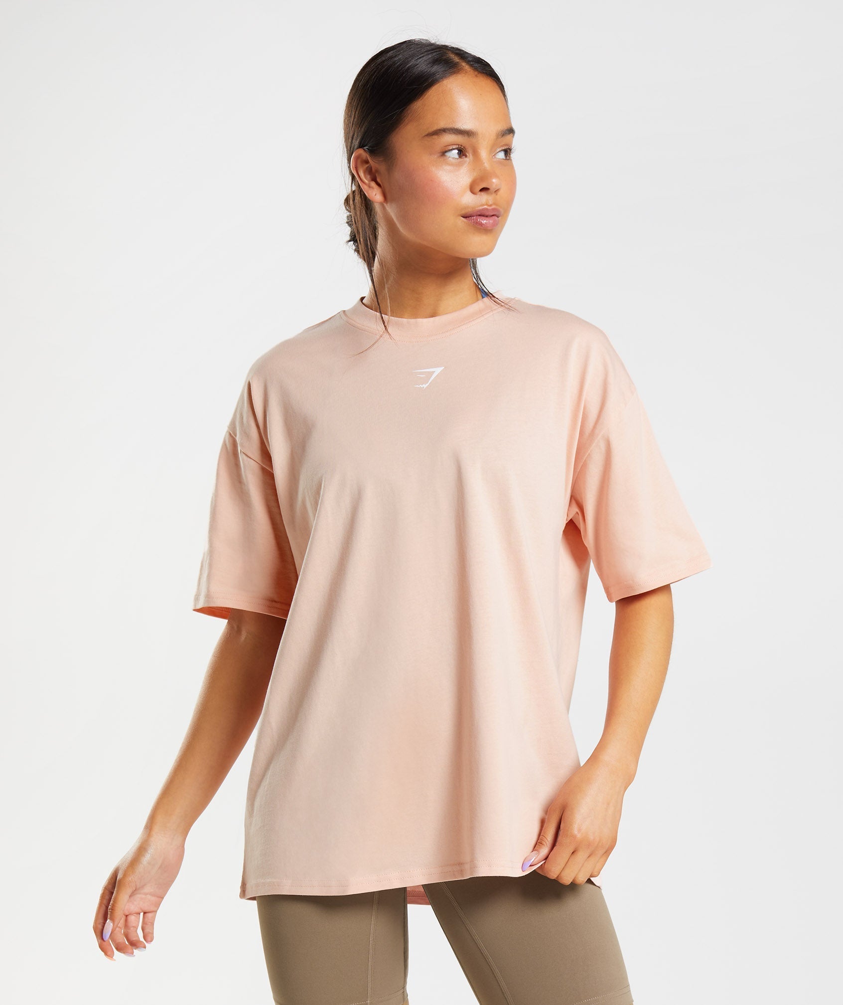 Fraction Oversized T-Shirt Clay Pink