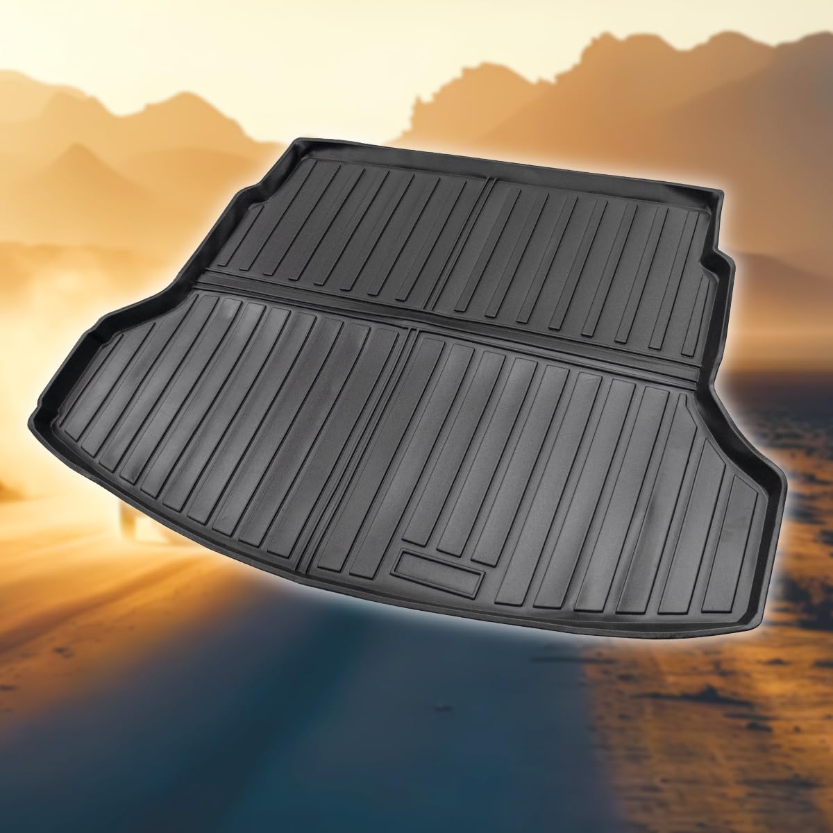 Vanseno Cargo Mat Compatible with 2024 Toyota Grand Highlander Trunk Liners  Rear Cargo Liner Trunk Mat for Toyota Grand Highlander Accessories 3D