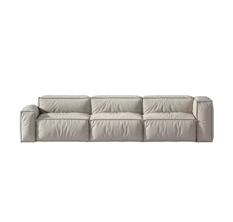 Luxury Italian Modern Design Leather Living Room Sofa
