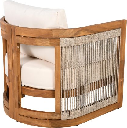 4-Piece Patio Conversation Set, All Weather Sectional Sofa Set w/ 2 Chairs, Loveseat & Table Premium