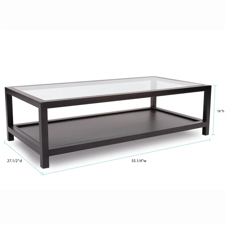 Rectangle Stainless Steel Coffee Table