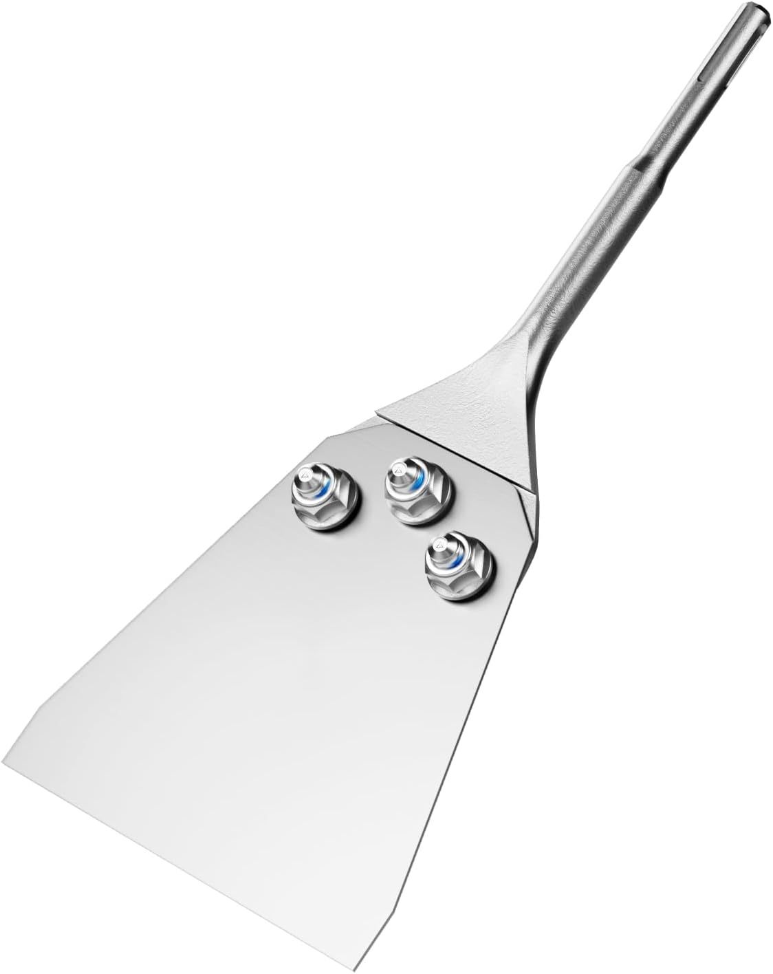 11 Inch Long SDS Plus Shank Floor Scraper, 5 Inch Wide 40 Cr Thin-Set Scaling Chisel, Removal Tools for Thin-Set Mortar Tile Adhesive