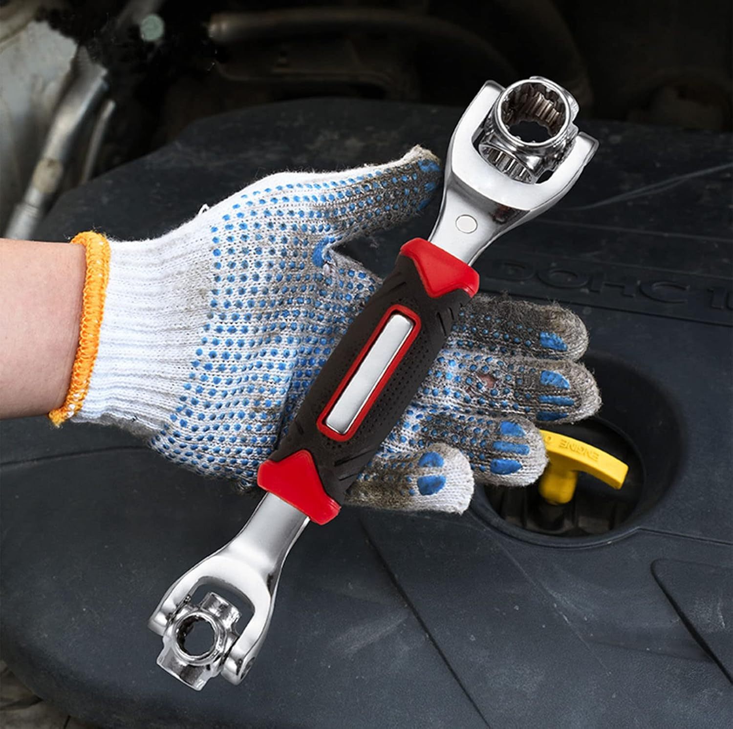 Multi-Purpose Socket Wrench Multi-Function 52 in 1 with Magnetic Double Head