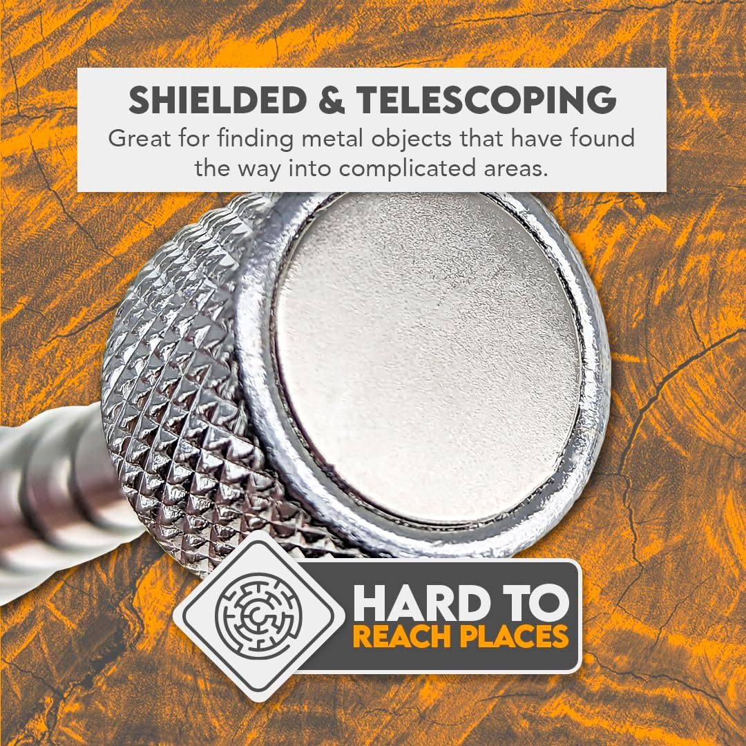 30-inch Telescoping Magnetic Pick-Up Tool, Extendable Magnetic Wand Pickup Tool for Mechanics, Household, Office & Industry