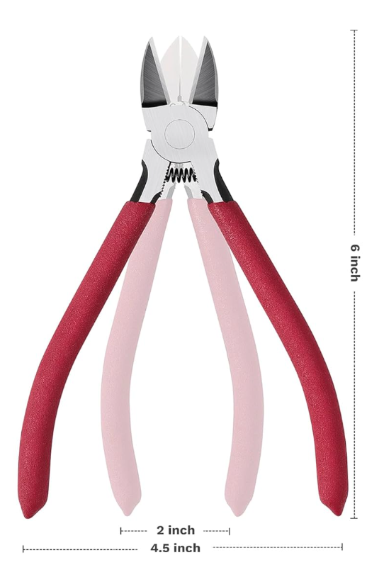 6-inch Ultra Sharp & Powerful Side Cutter Clippers with Longer Flush Cutting Edge