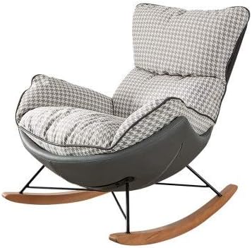 Rocking Chair Nordic Simple Rocking Chair Lazy Leisure Backrest Balcony Single Chair