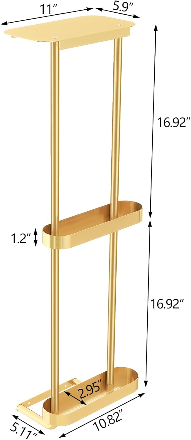 Towel Racks for Bathroom with Shower Caddy with Metal Shelf, 36.4 Inch Bathroom Towel Storage Wall Mounted