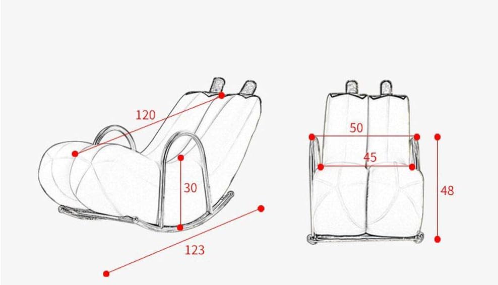 Rocking Chair, Comfortable Relax Nordic Balcony Creative Single Couch Personality Cute Banana Recliner Rocking Chair Orange