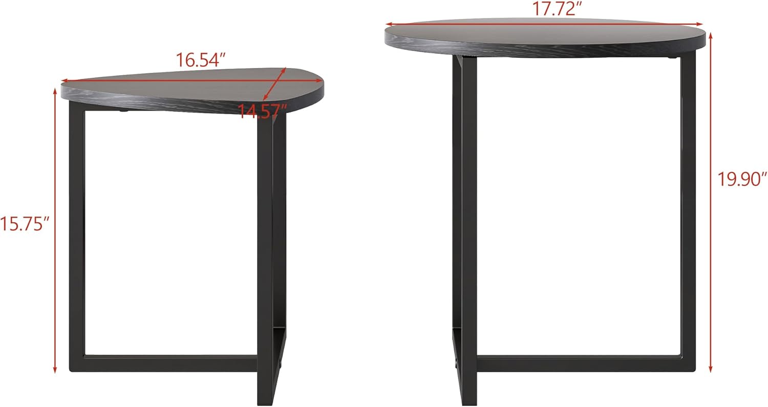 Coffee Table Side Tables End Tables Living Room Set of 2