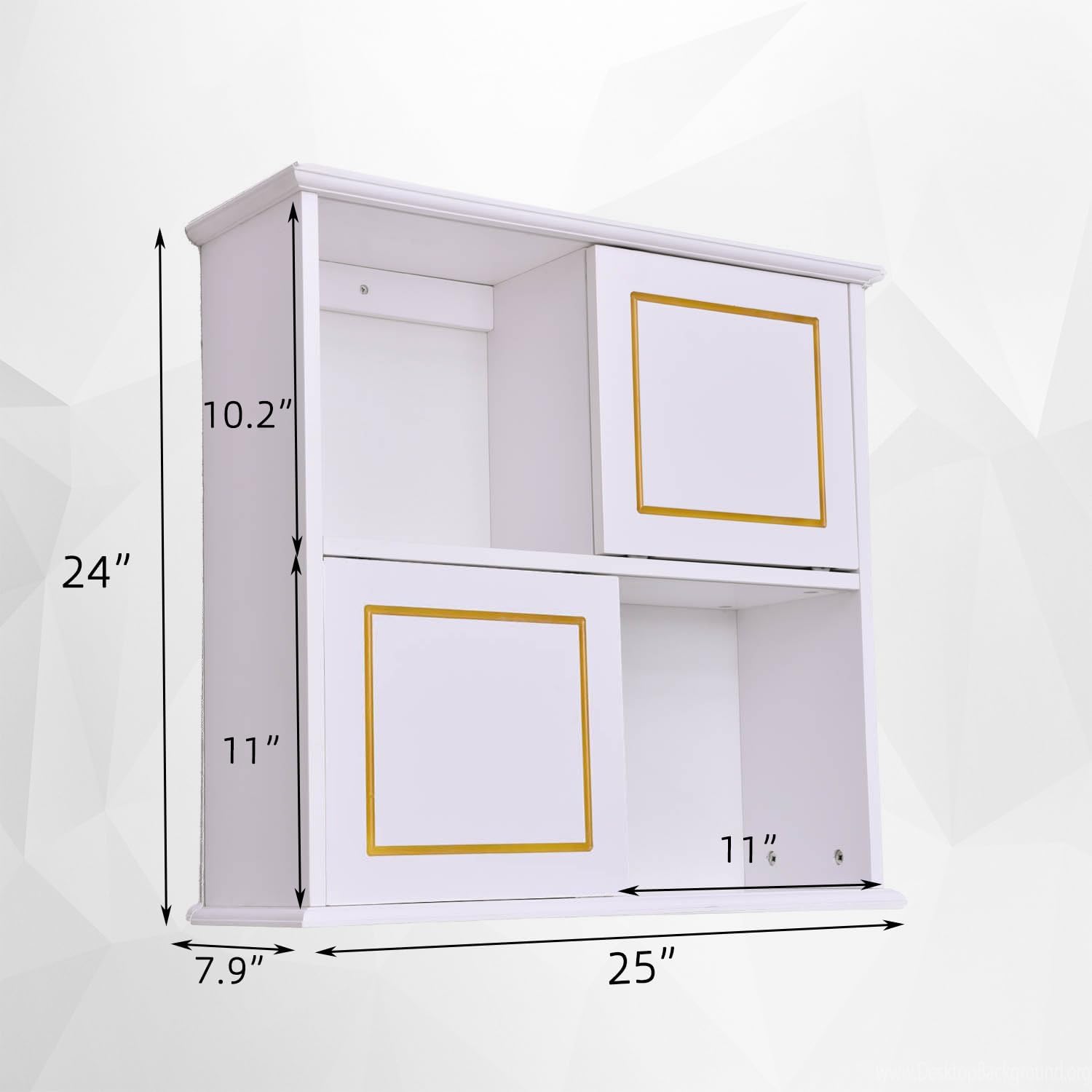 Wall Storage Cabinet, Bathroom Medicine Cabinets with Sliding Door and Adjustable Shelves