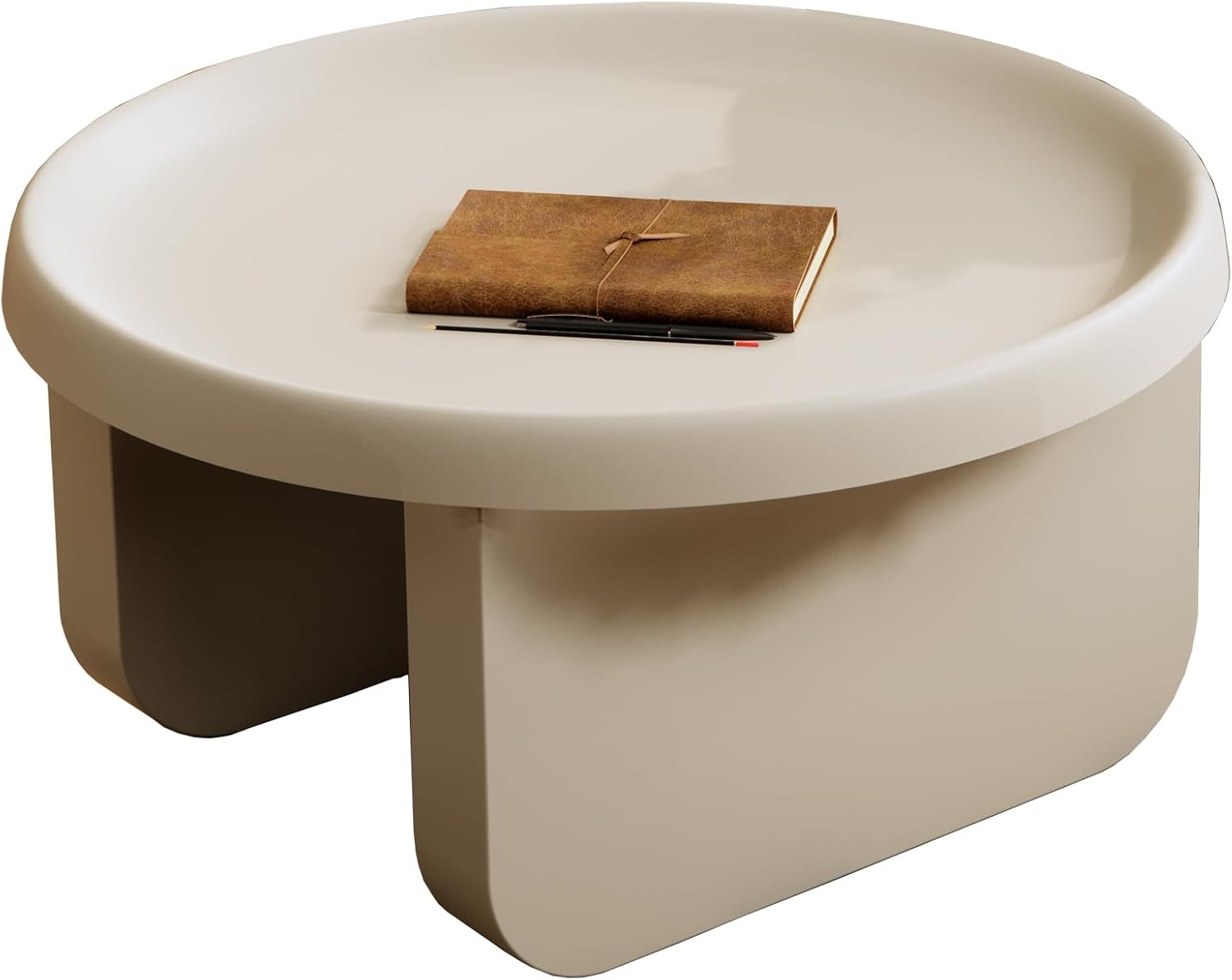 White Round Coffee Table, Modern Coffee Tables
