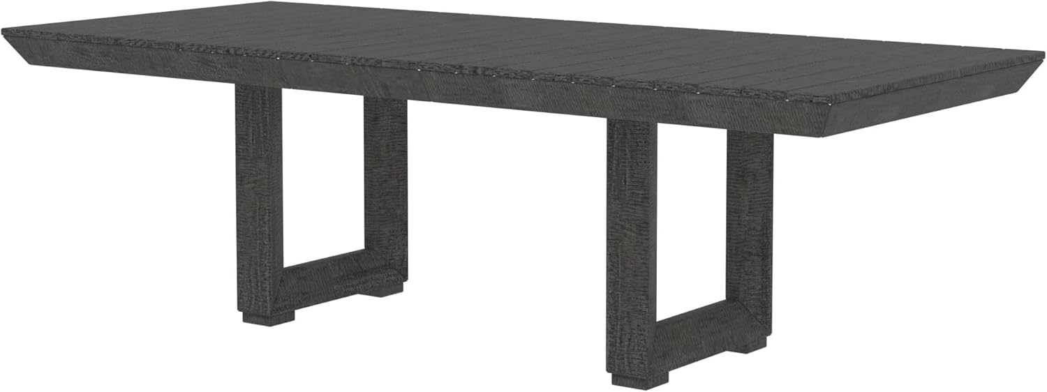 98" Wood Dining Table Extendable Kitchen Table