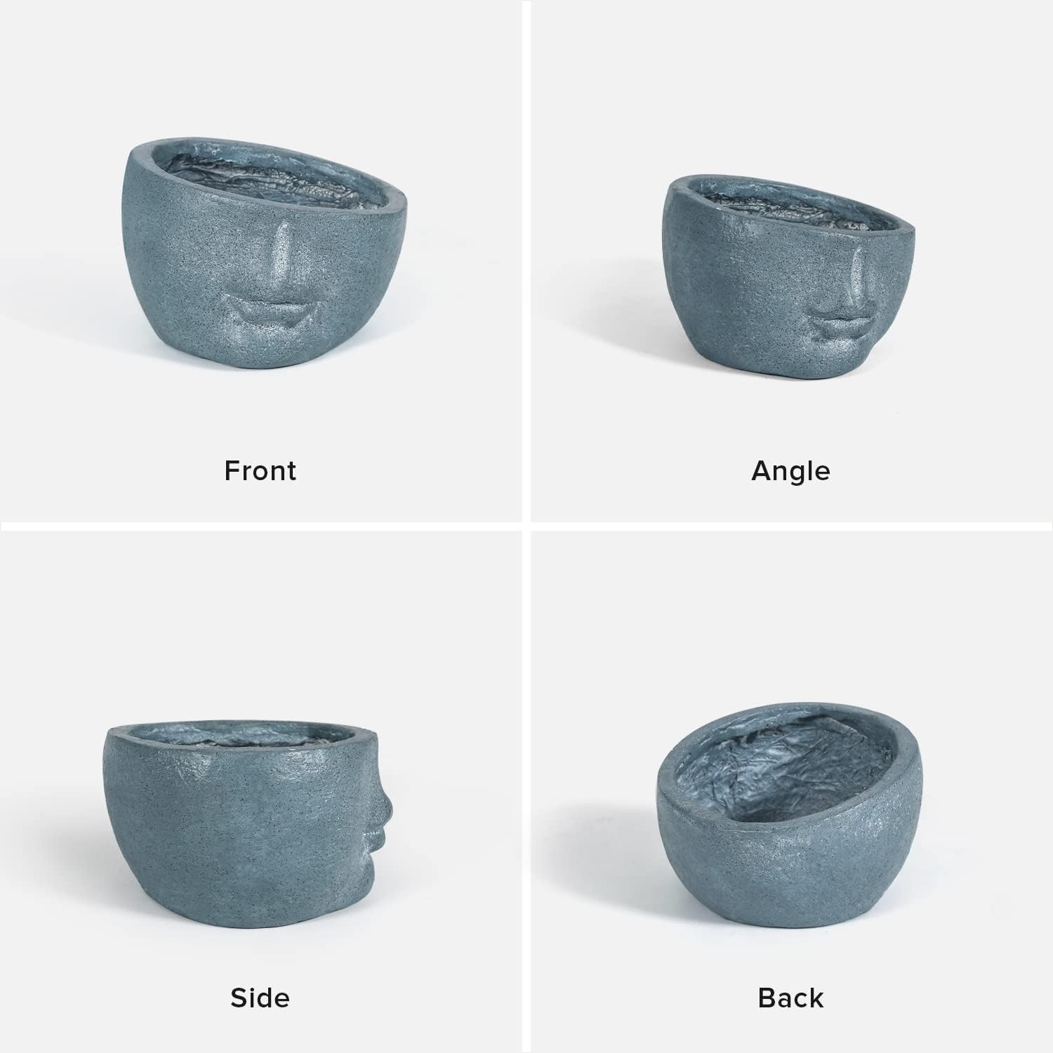 Abstract Face Head Planter,12 inch Face Flower Pot,Flower Plant Pots for Indoor Outdoor Plants