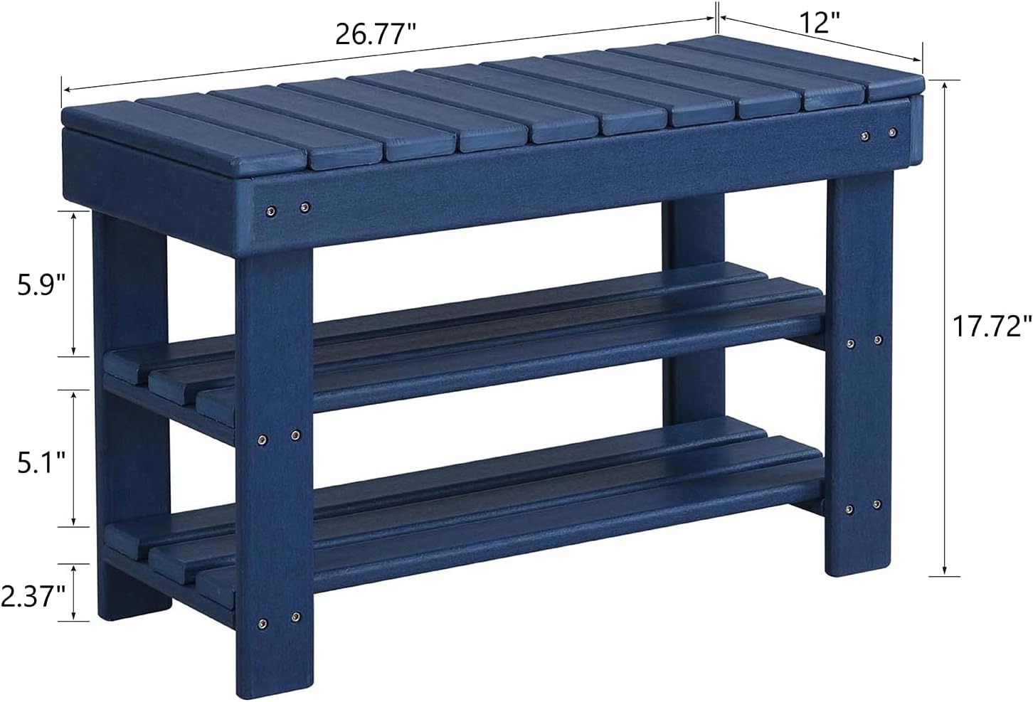 Small Side Table Waterproof Outdoor End Tables for Patio