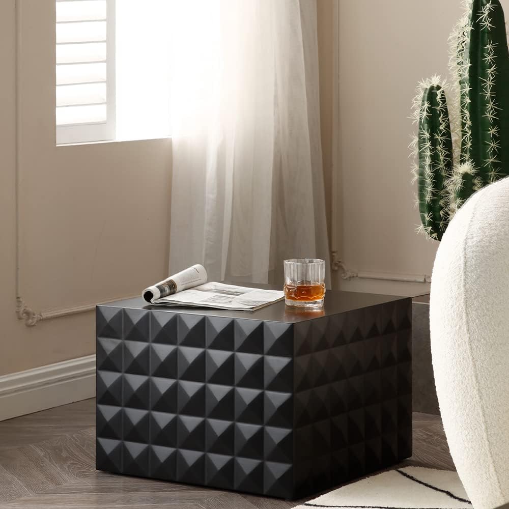 Modern Nesting Coffee Table, Square Coffee Table Set of 2