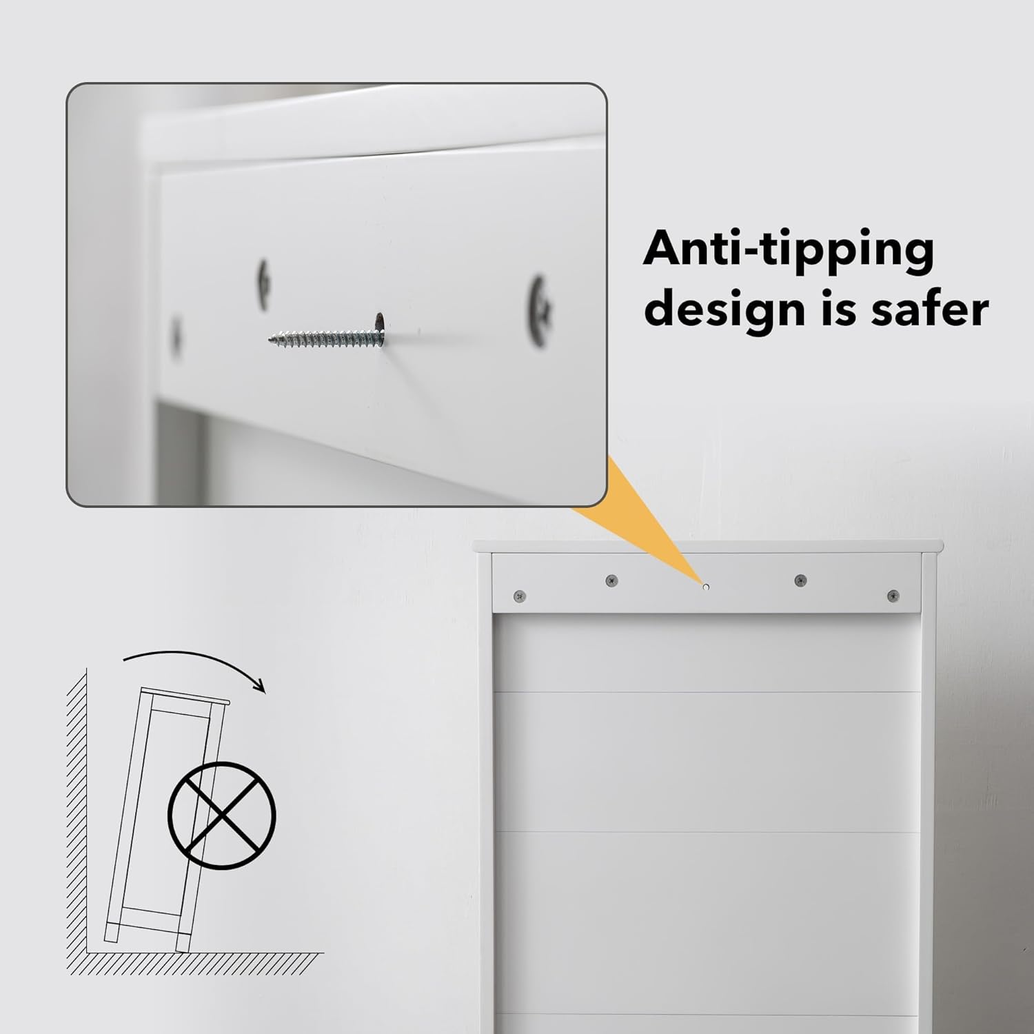 Bathroom Floor Cabinet，Laundry Room Cabinets，22 x 35 Inch Kitchen Storage Cabinet，Bathroom Cabinets Freestanding Cupboard