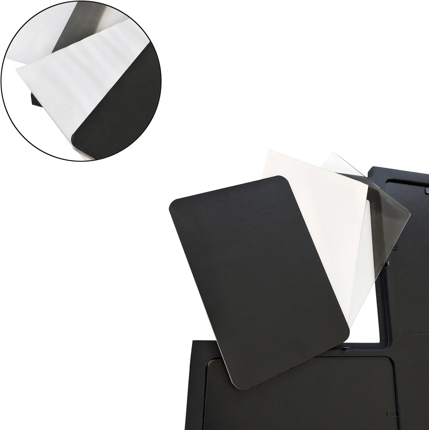 Decorative Black Wood Wall Hanging Collage Picture Photo Frame