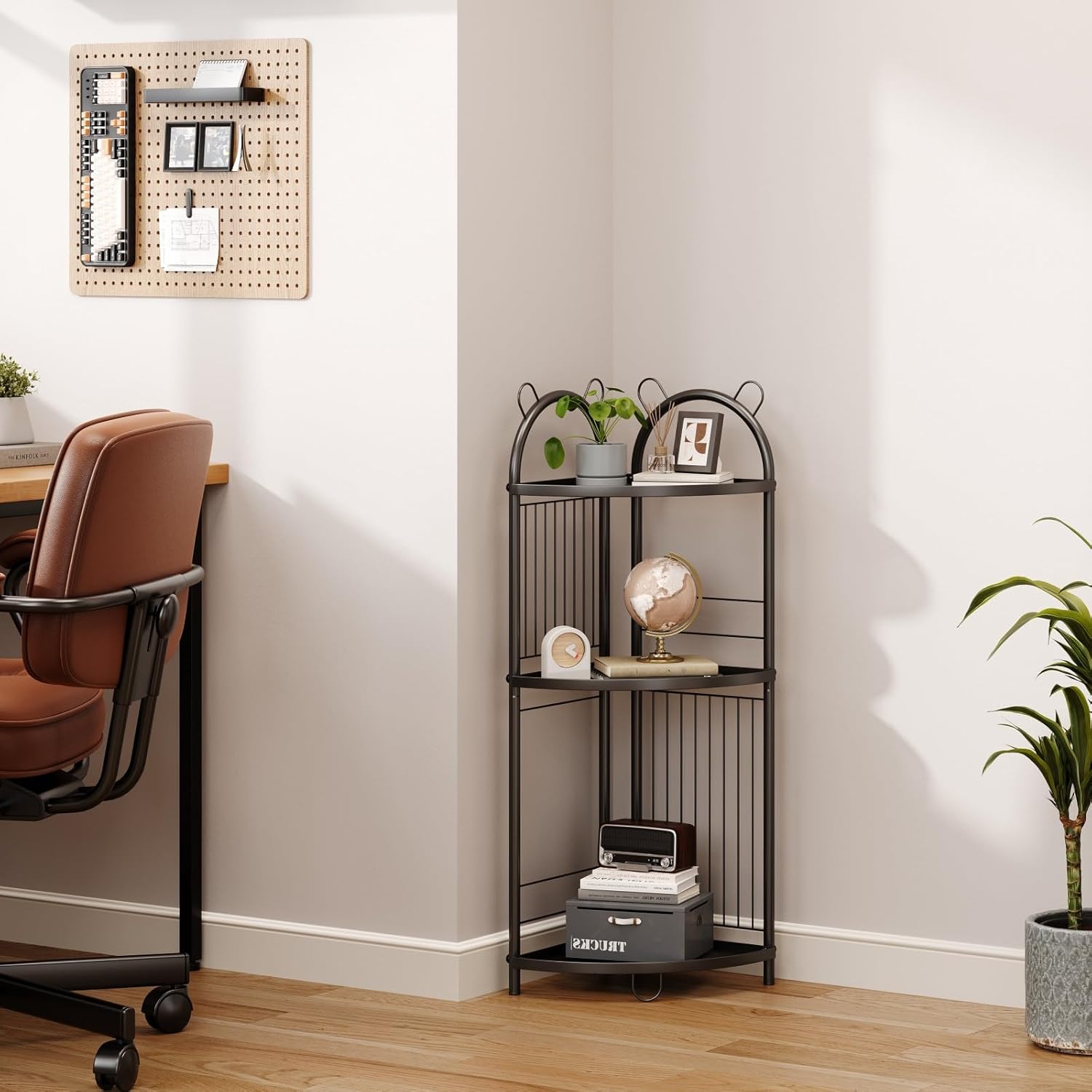 Small Toilet Shelf Metal Toilet Paper Storage 3 Tier Corner Bathroom Shelf Tiny Corner Shelf Unit