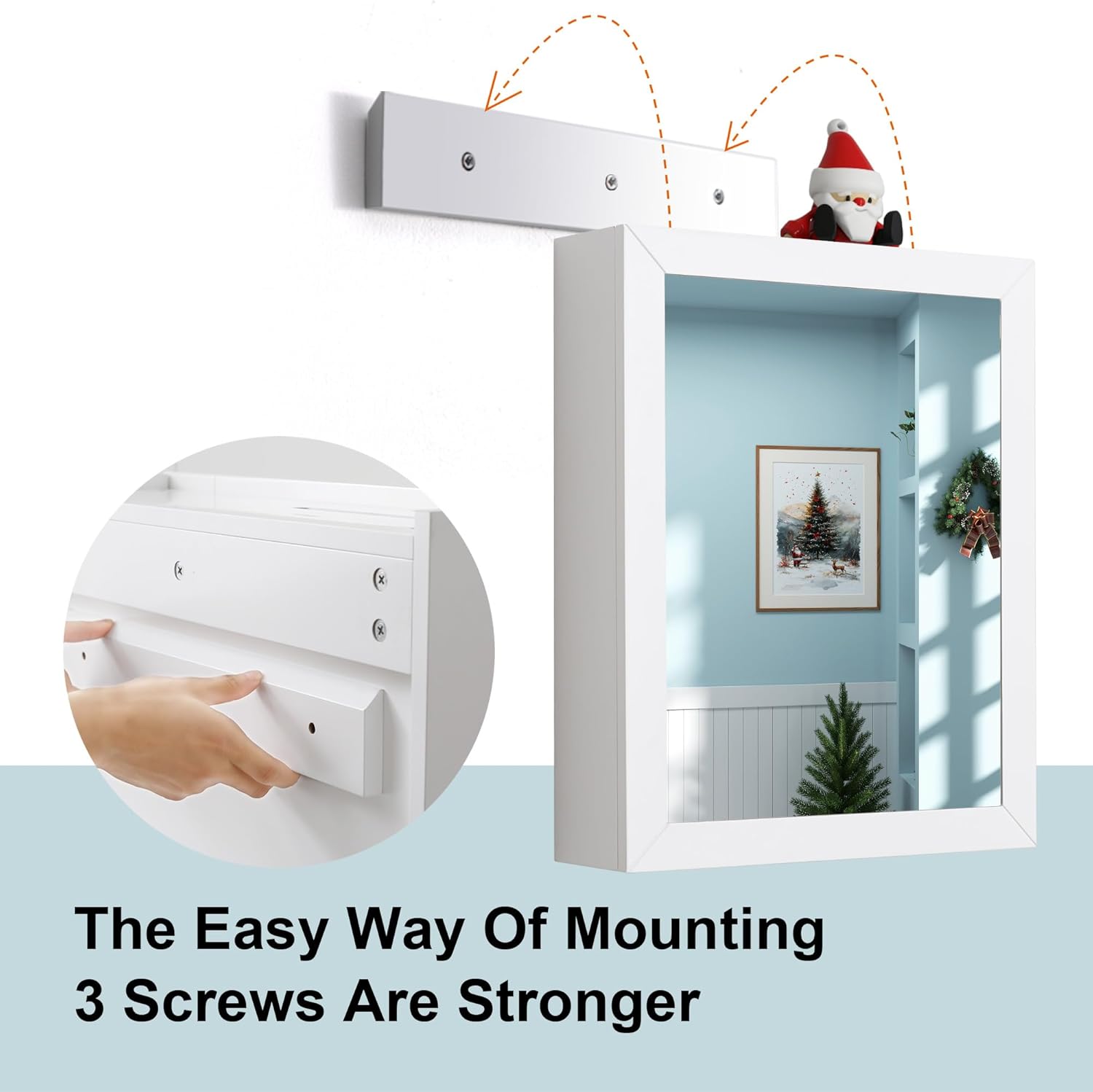 Bathroom Mirror Cabinet - Large Single Door 24x30 inchs Wall Cabinet Bathroom Vanity Mirror Cabinet