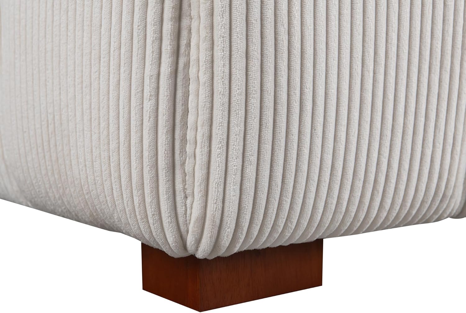 103.9" Modern Style Couch Corduroy Fabric Comfy Sofa with 4 Removable Pillows