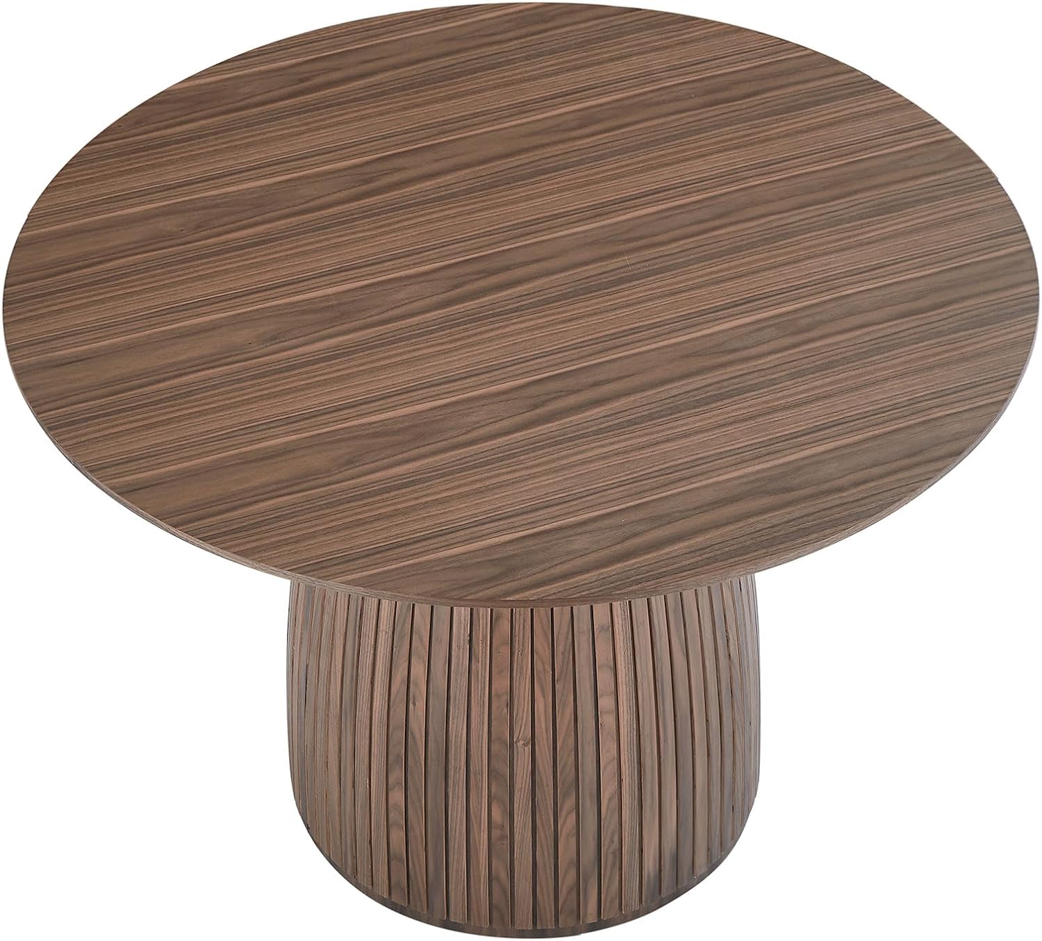 47.24" Round Dining Table, Modern Wood Kitchen Table