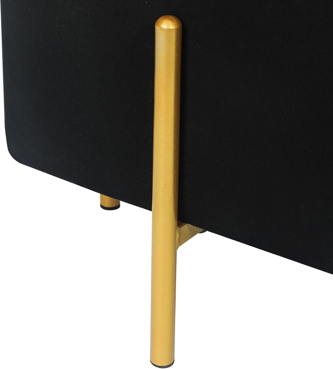 Upholstered Tufted Square Storage Ottomans