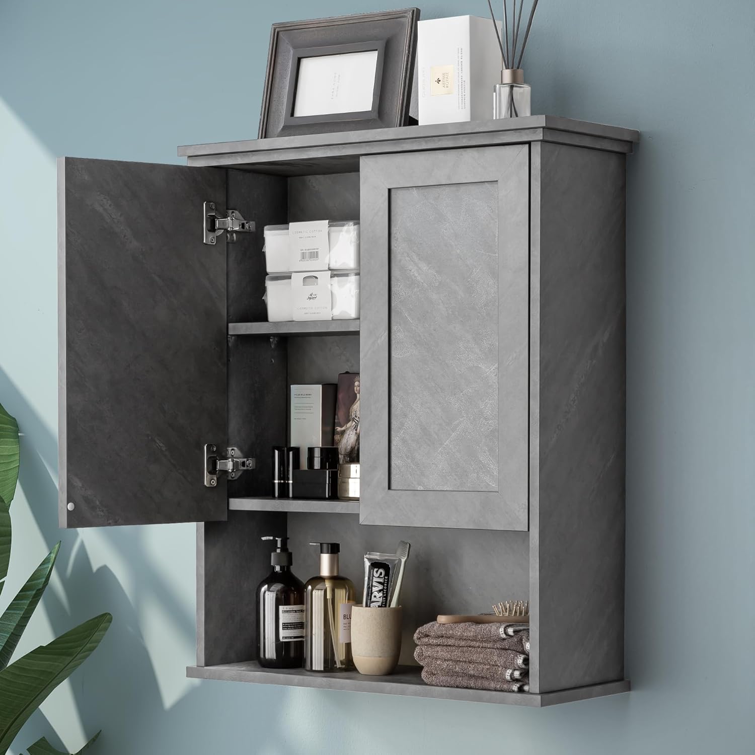 Bathroom Wall Cabinet Over Toilet Storage Cabinets 25x30 in Above Toilet Wood Medicine Cabinets for Bathroom Wall Mounted Cabinet