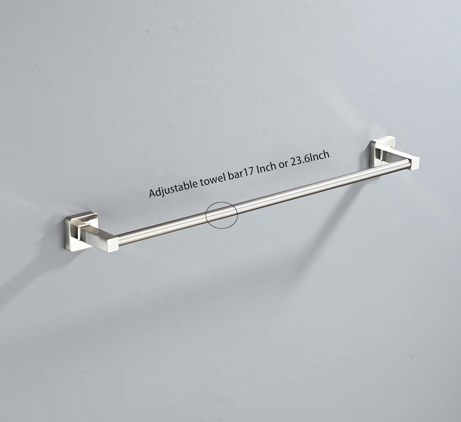 Brushed Nickel Bathroom Hardware Set 4 Pieces,Bathroom Accessories Set Stainless Steel Wall Mounted