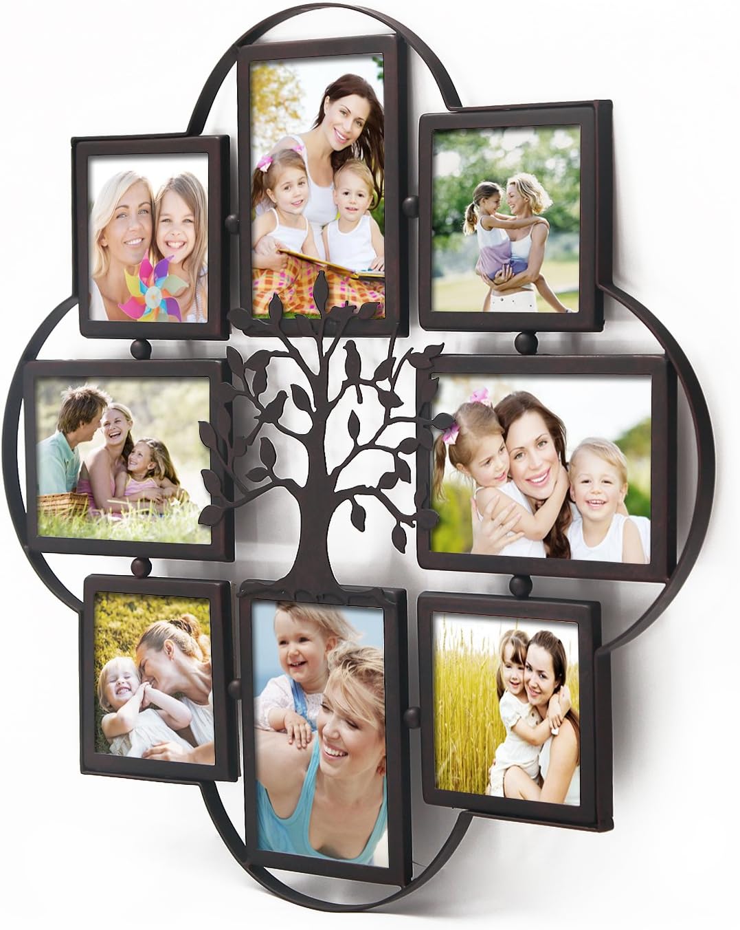 Opening Decorative Iron Metal Wall Hanging Collage Picture Photo Frame